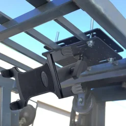 Slim-Grip® Tablet Holder with Forklift Overhead Guard Mount and 8.5" Metal Shaft
