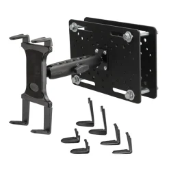 Slim-Grip® Tablet Holder with Forklift Overhead Guard Mount and 6" Metal Shaft