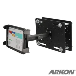Slim-Grip® Tablet Holder with Forklift Overhead Guard Mount and 6" Metal Shaft