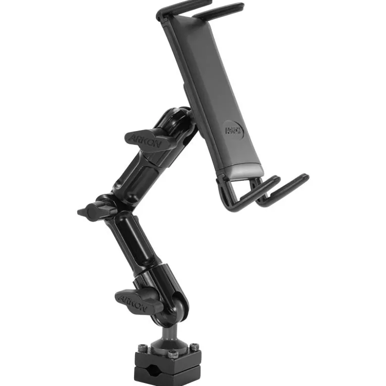 Slim-Grip® Ultra Phone and Midsize Tablet Holder with Multi-Angle headrest Mount