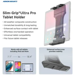 Slim-Grip® Ultra Pro POS Tablet Mount with Triple Holders