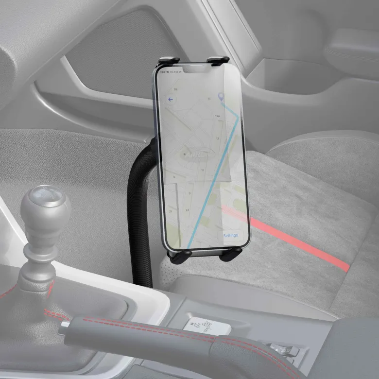 Slim-Grip® Ultra 22" Seat Rail or Floor Car Mount for iPhone, Galaxy, Note, iPad and more