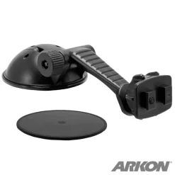Sticky Suction Car Windshield or Dash Mounting Pedestal - Dual-T Compatible