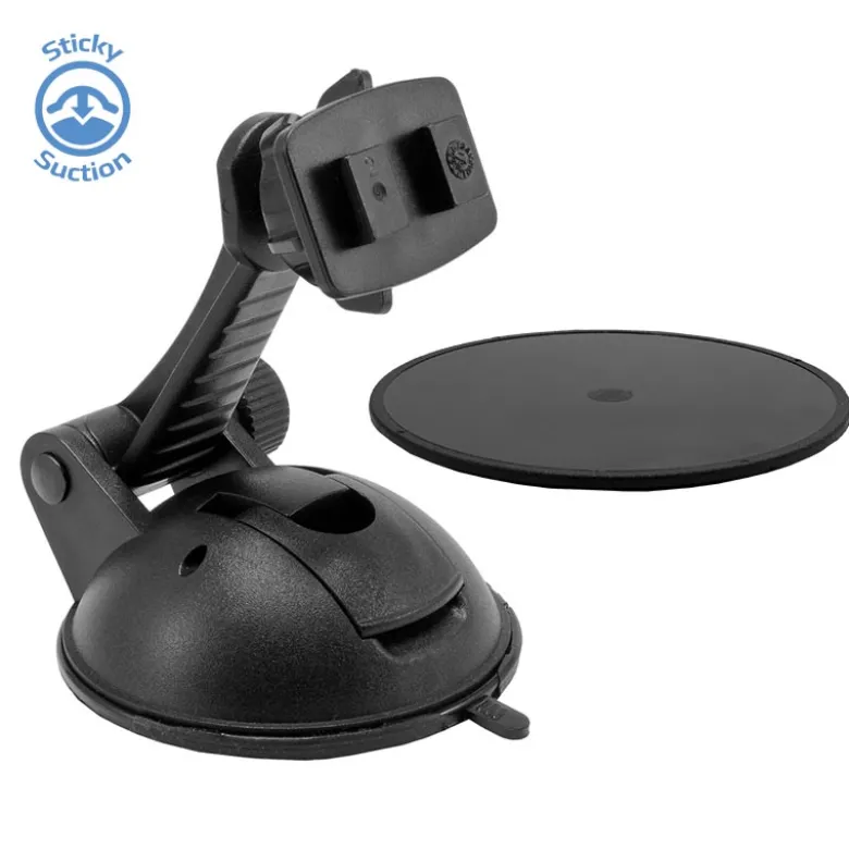 Sticky Suction Car Windshield or Dash Mounting Pedestal - Dual-T Compatible