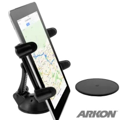Sticky Suction Windshield or Dash Slim-Grip® Tablet Mount for iPad, Note, and more
