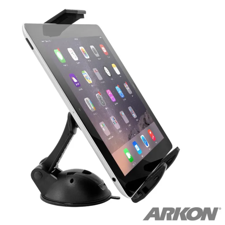 Sticky Suction Windshield or Dash Tablet Mount for iPad, Note, and more