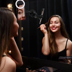Suction RoadVise® Phone Mount and Ring Light Bundle