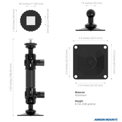 T-Bolt 20mm Ball Drill Base Mount