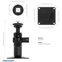 T-Bolt 20mm Ball Drill Base Mount