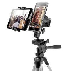 TW Broadcaster Combo - Slim-Grip® Ultra and RoadVise® Phone Tripod Mount Holder for Live Streaming