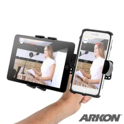 TW Broadcaster Combo - Slim-Grip® Ultra and RoadVise® Phone Tripod Mount Holder for Live Streaming