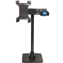 TW Broadcaster Dual Slim-Grip® Tablet and RoadVise® Phone Countertop or Desk 29-inch Stand Holder for Live Streaming