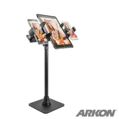 TW Broadcaster TriStreamer Slim-Grip® Tablet and Dual RoadVise® Phone Countertop or Desk 29-Inch Stand