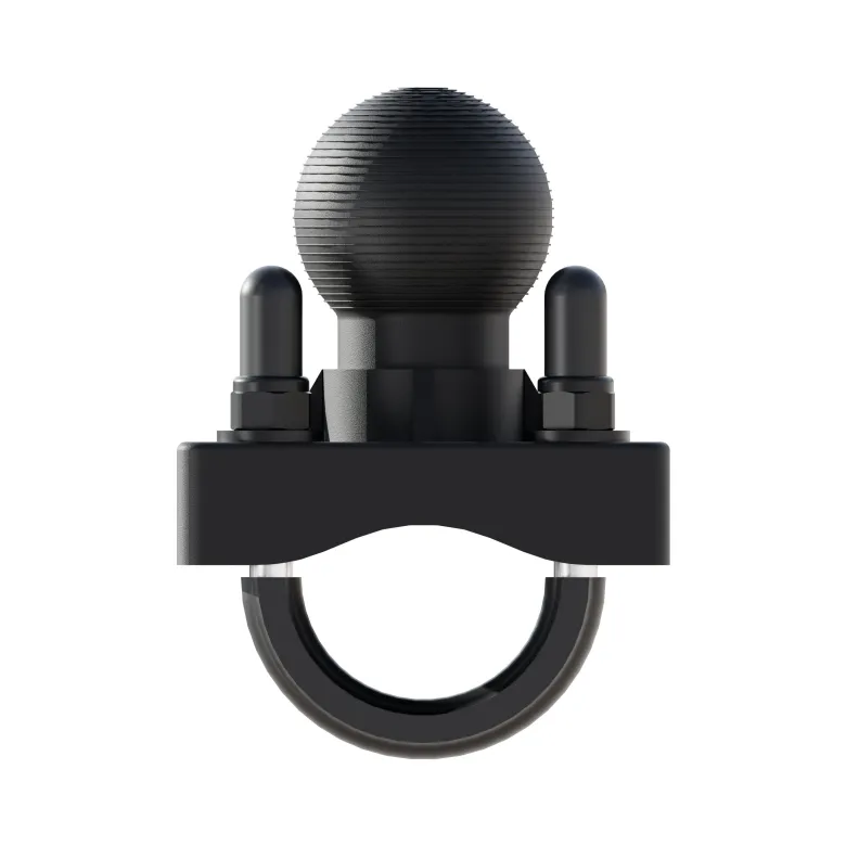 U-Bolt Round Bar Mount with 38mm Metal Ball – Multiple Bar Sizes