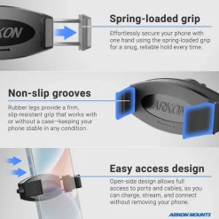 Universal Smartphone Adhesive or Drill-Base Mount VSM Adapter Kit for Car Installation