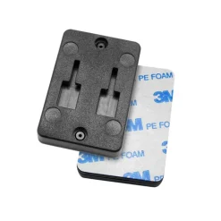 Vertical Female Dual T-Slot to 4-Hole AMPS Adapter with 3M Adhesive Back