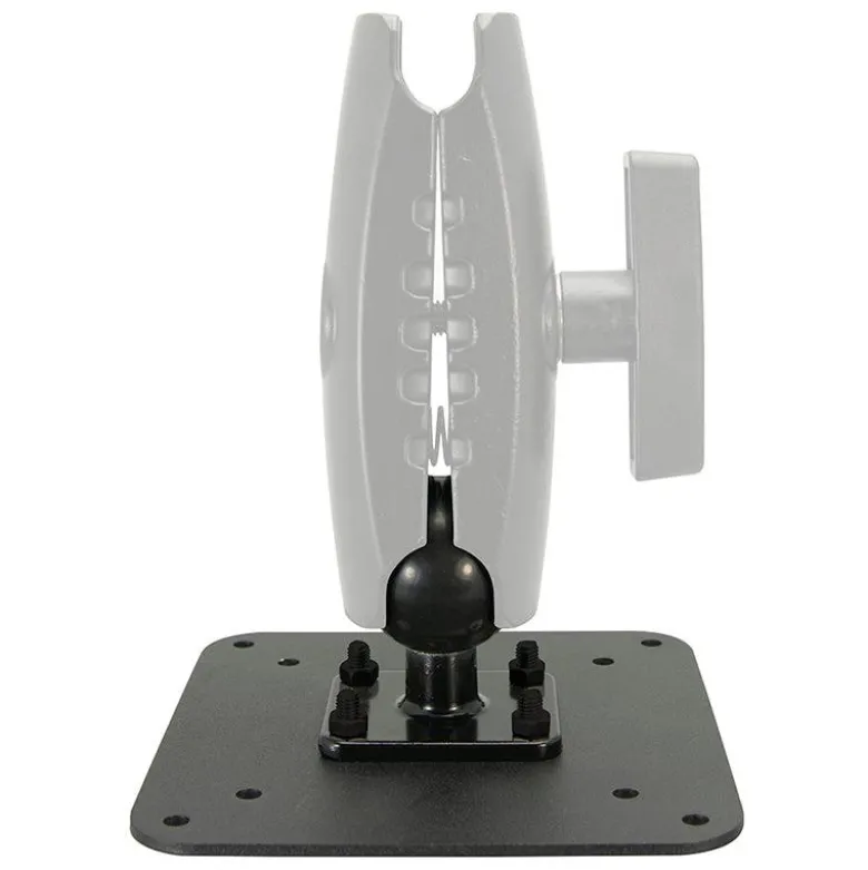 VESA 75 / VESA 100 to 38mm (1.5 inch) Ball Mount Adapter Plate