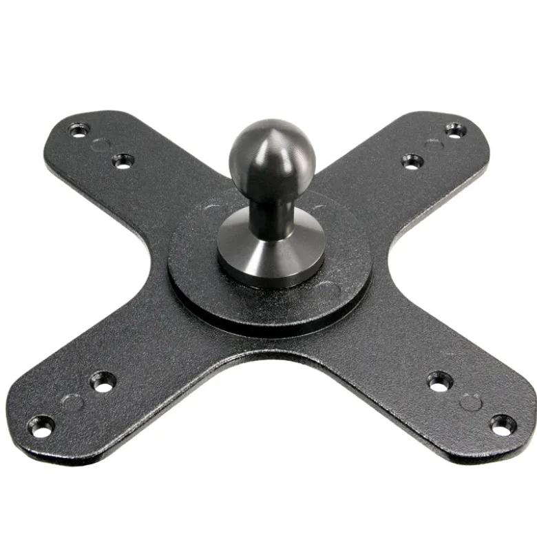 VESA 75 / VESA 100 to 20mm Ball Mount Bracket Adapter