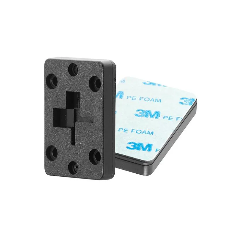 2-Way Single T-Slot Pattern to 4-Hole AMPS Adapter with Adhesive Plate