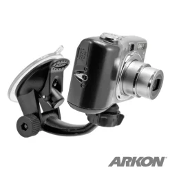 Windshield or Dash Camera Car Mount for Canon Fujifilm and Other Digital Cameras
