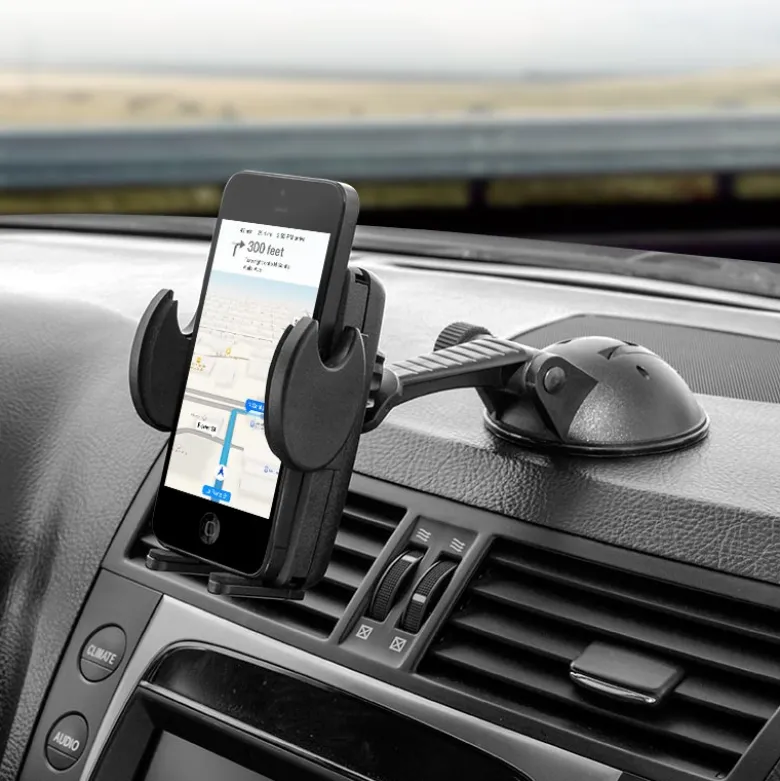 Windshield or Dash Car Mega Grip™ Phone Holder Mount for iPhone, Galaxy, and Note