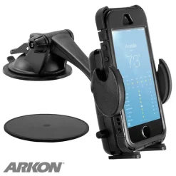 Windshield or Dash Mega Grip™ Phone Car Holder Mount for iPhone, Galaxy, and Note