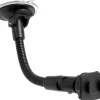 Windshield Suction Mounting Pedestal with 8.5" Gooseneck - Dual-T Compatible