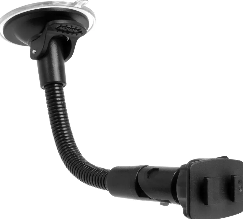 Windshield Suction Mounting Pedestal with 8.5" Gooseneck - Dual-T Compatible
