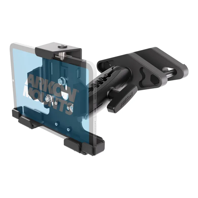 XMS™ Heavy Duty Forklift Mount with LockVise™ Metal Locking Tablet Holder