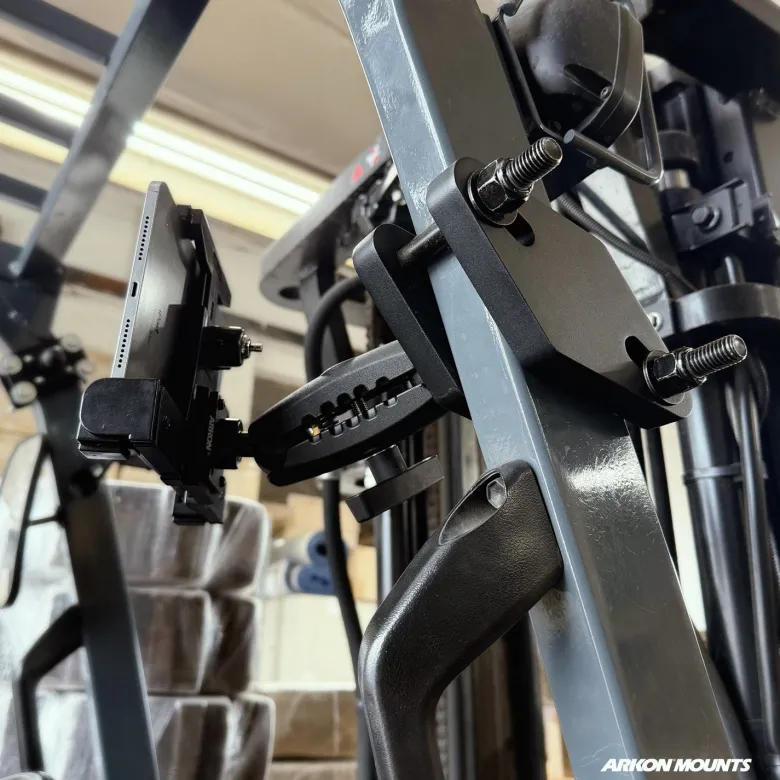 XMS™ Heavy Duty Forklift Mount with LockVise™ Locking Tablet Holder