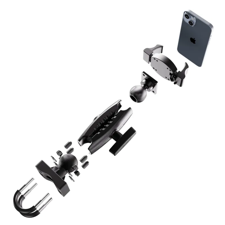 XMS™ U-Bolt Mount with RoadVise® Ultra Pro Phone Holder