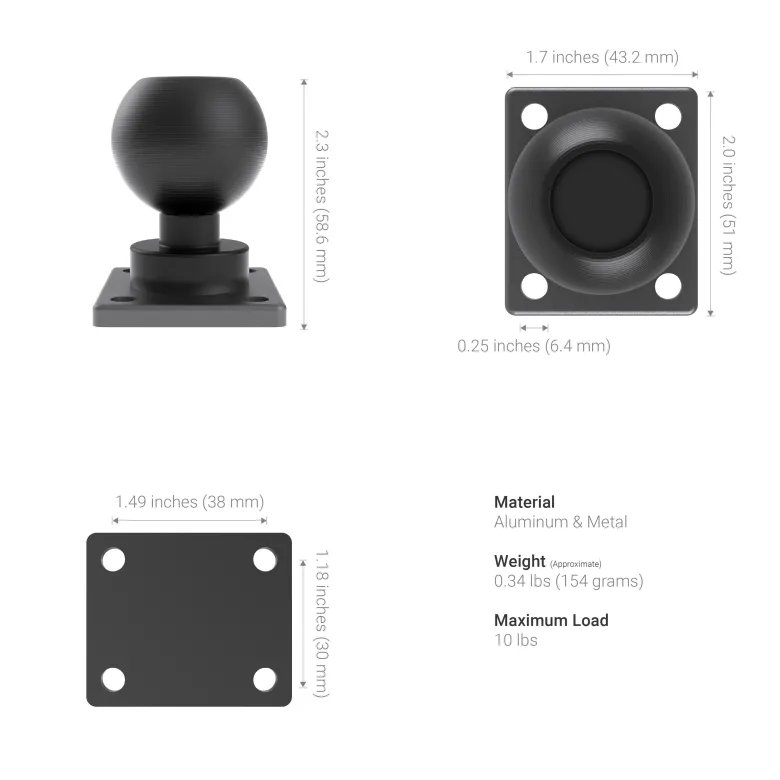 XMS™ U-Bolt Mount with VESA Mount